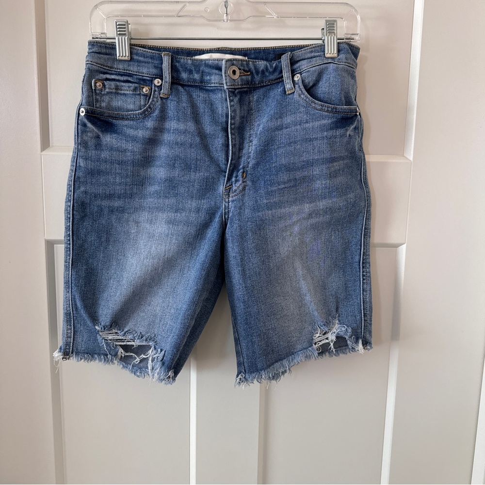 Ella Moss High Waisted Bermuda Women's Shorts - Picture 1 of 4